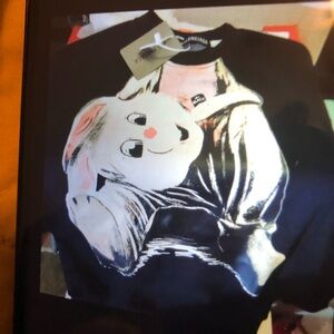 Balenciaga black designer sweatshirt